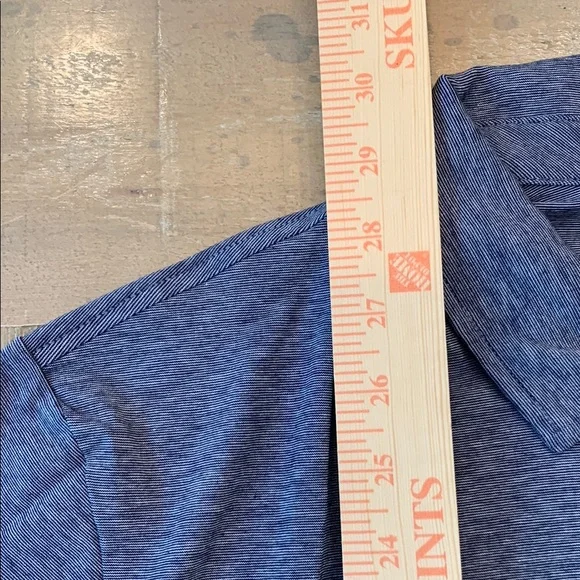 Vineyard Vines Blue Polo Shirt Mens‎ Size Extra Large Blue Stripes - Picture 9 of 10